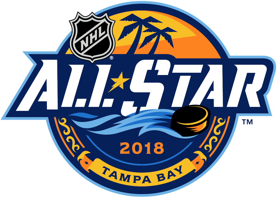 NHL All-Star Game 2018 Primary Logo DIY iron on transfer (heat transfer)
